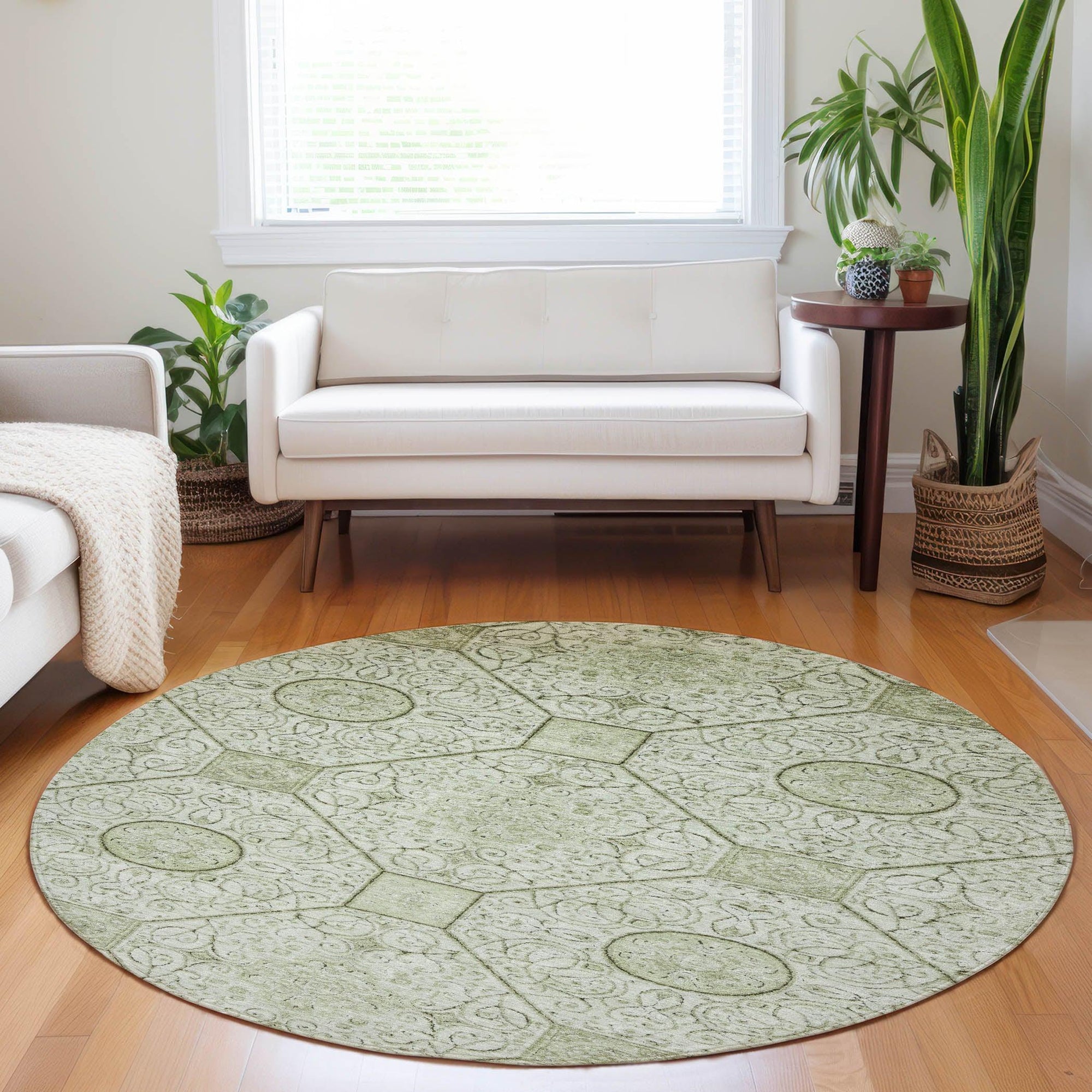 Addison Rugs Iriora Green Washable Indoor-Outdoor Rug