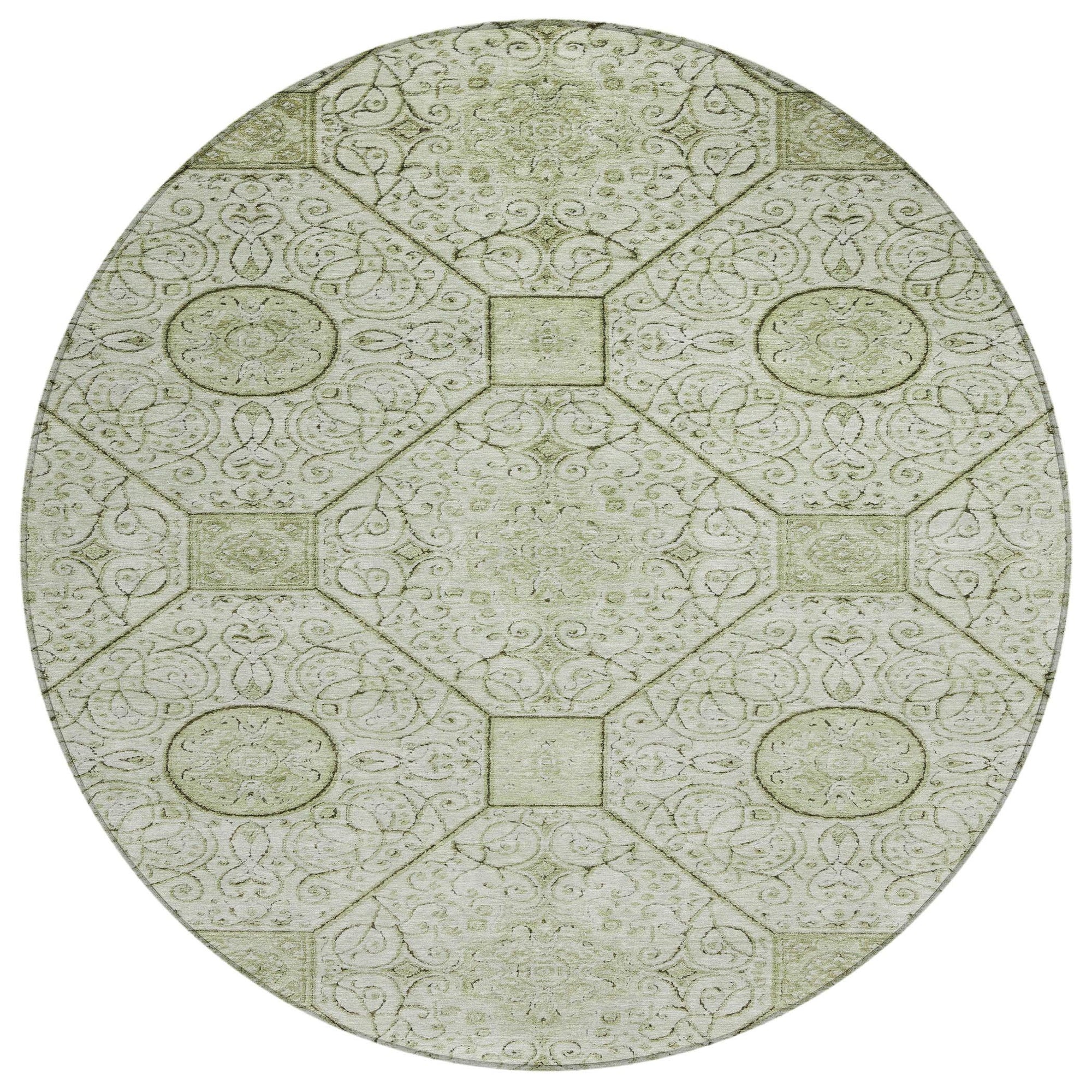 Addison Rugs Iriora Green Washable Indoor-Outdoor Rug