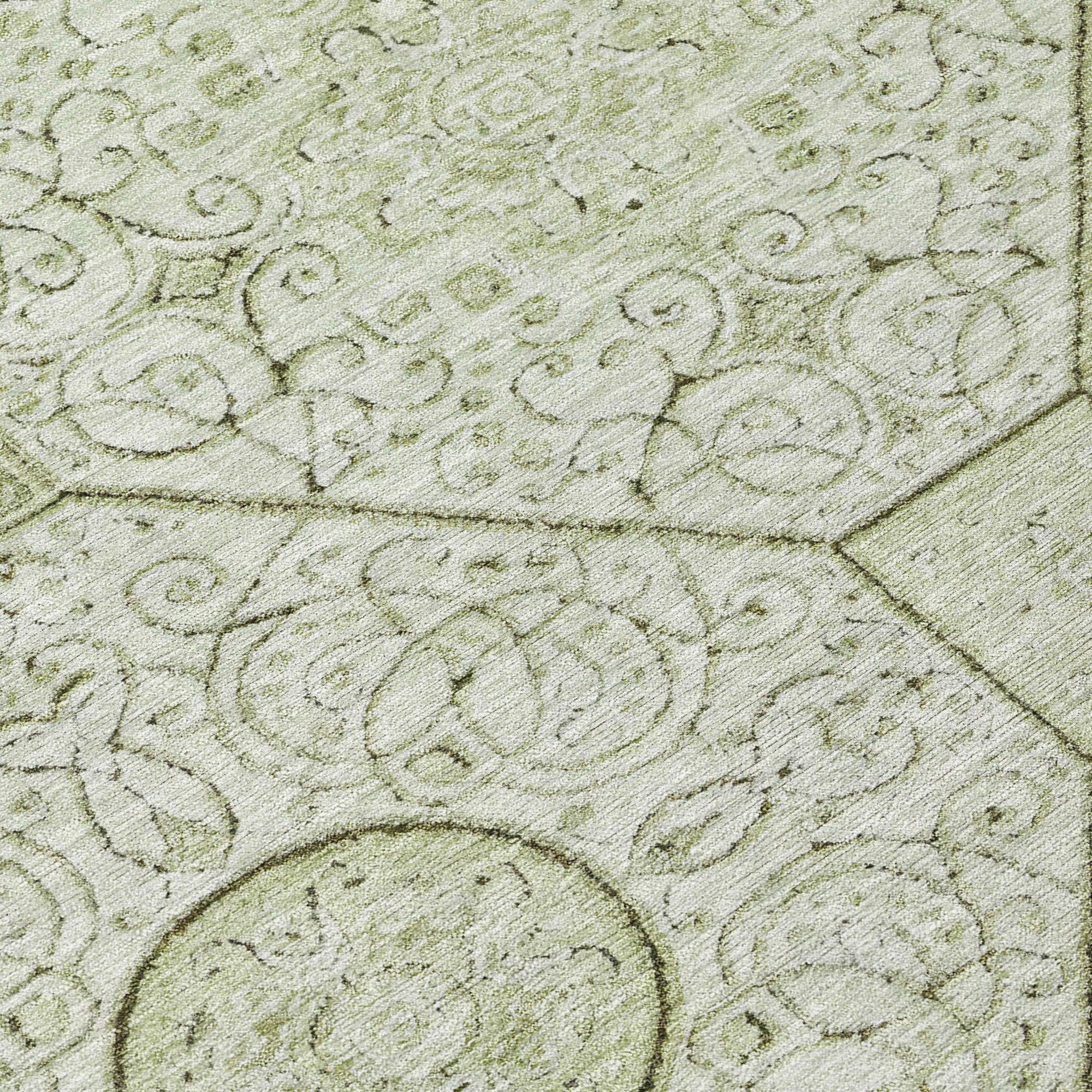 Addison Rugs Iriora Green Washable Indoor-Outdoor Rug