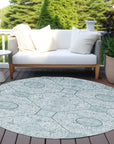 Addison Rugs Iriora Teal Washable Indoor-Outdoor Rug
