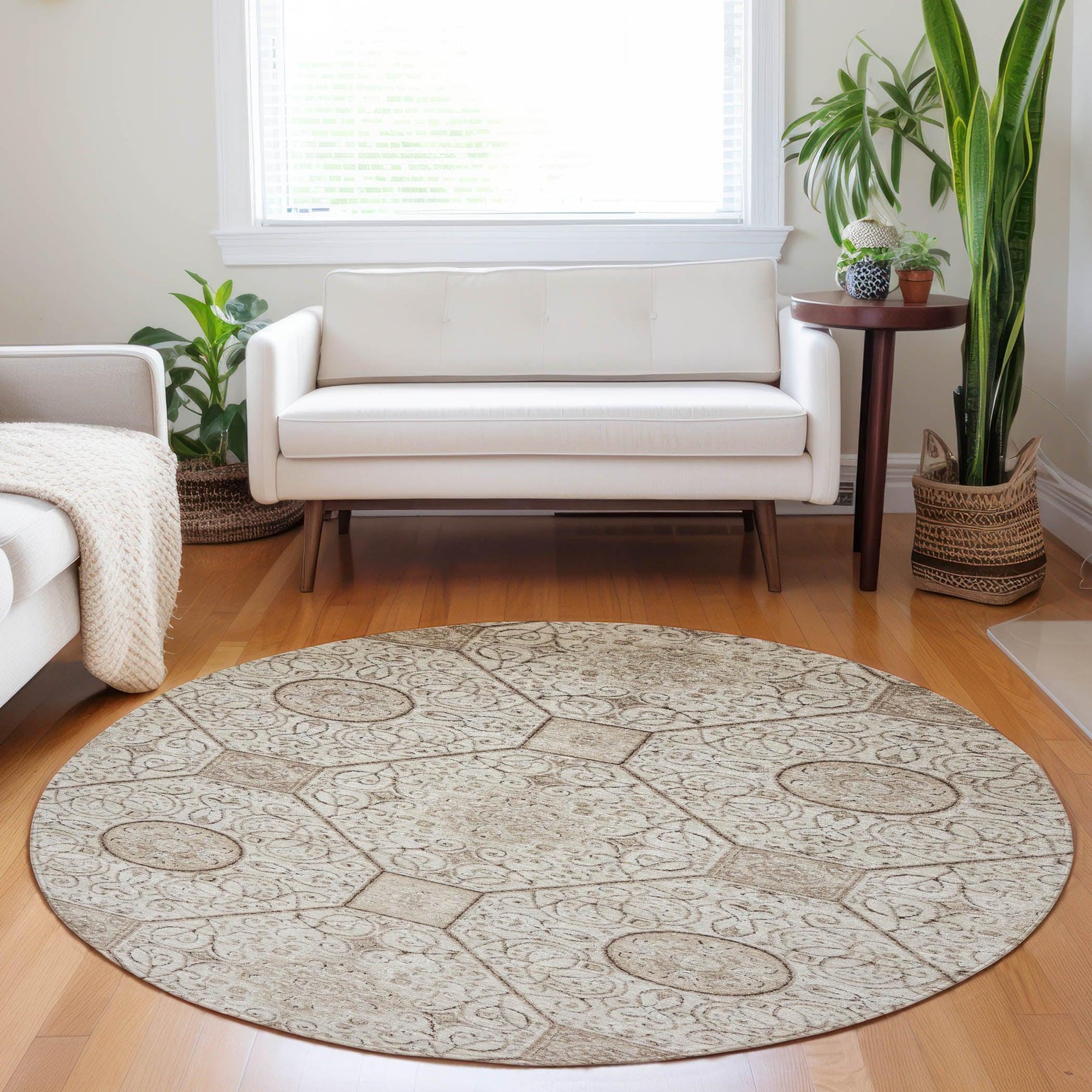 Addison Rugs Iriora Brown Washable Indoor-Outdoor Rug