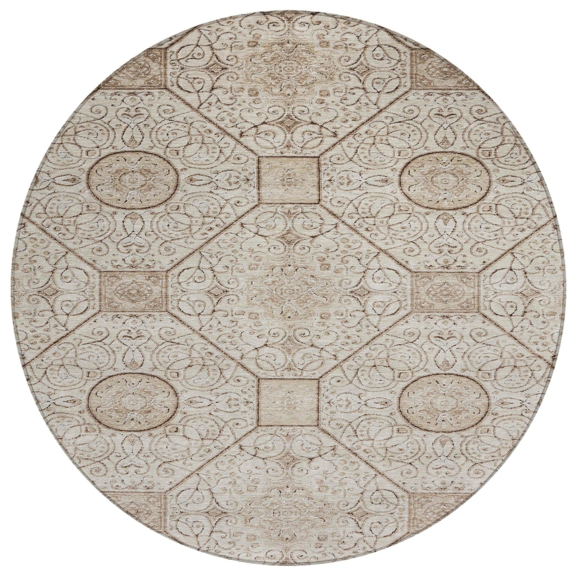 Addison Rugs Iriora Brown Washable Indoor-Outdoor Rug