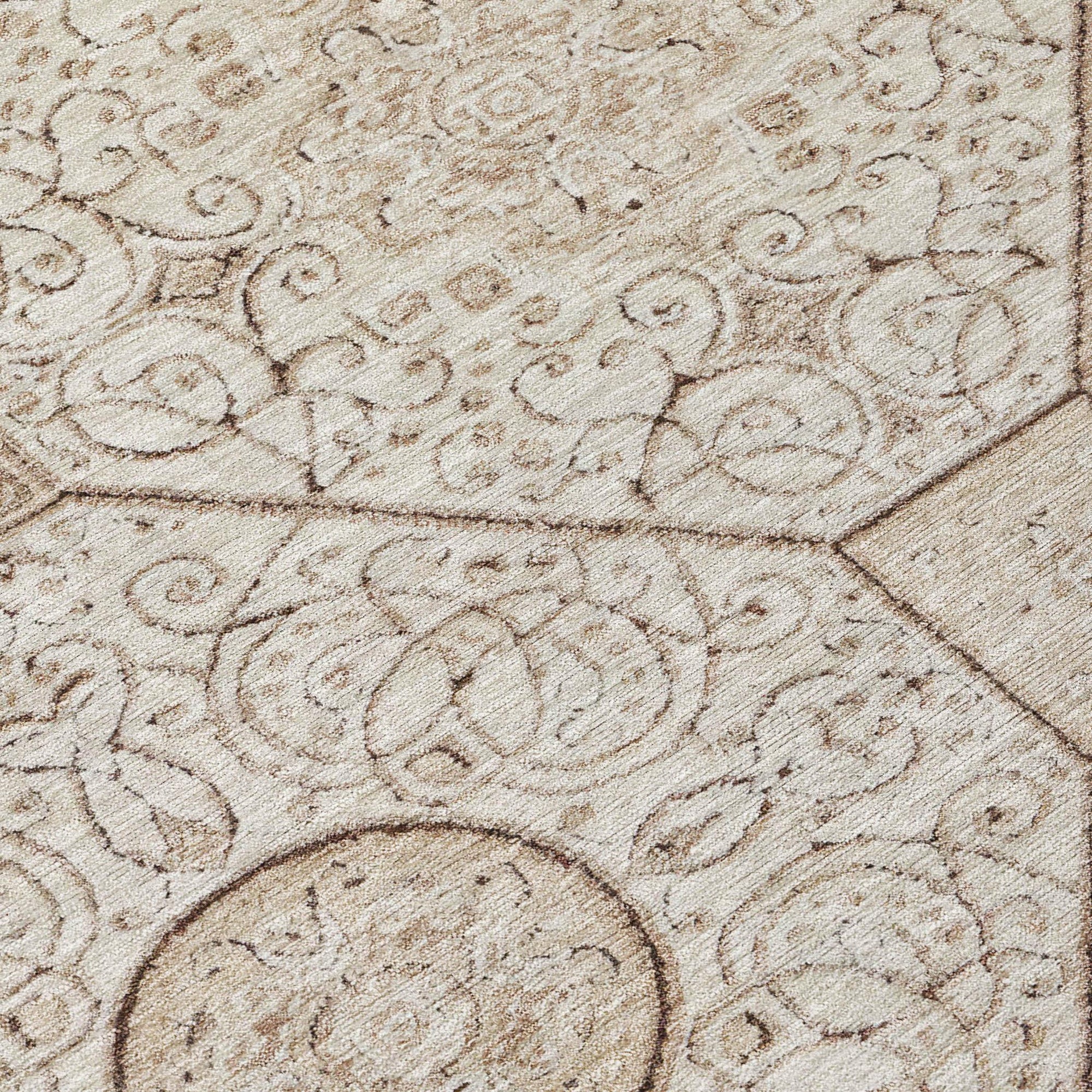 Addison Rugs Iriora Brown Washable Indoor-Outdoor Rug