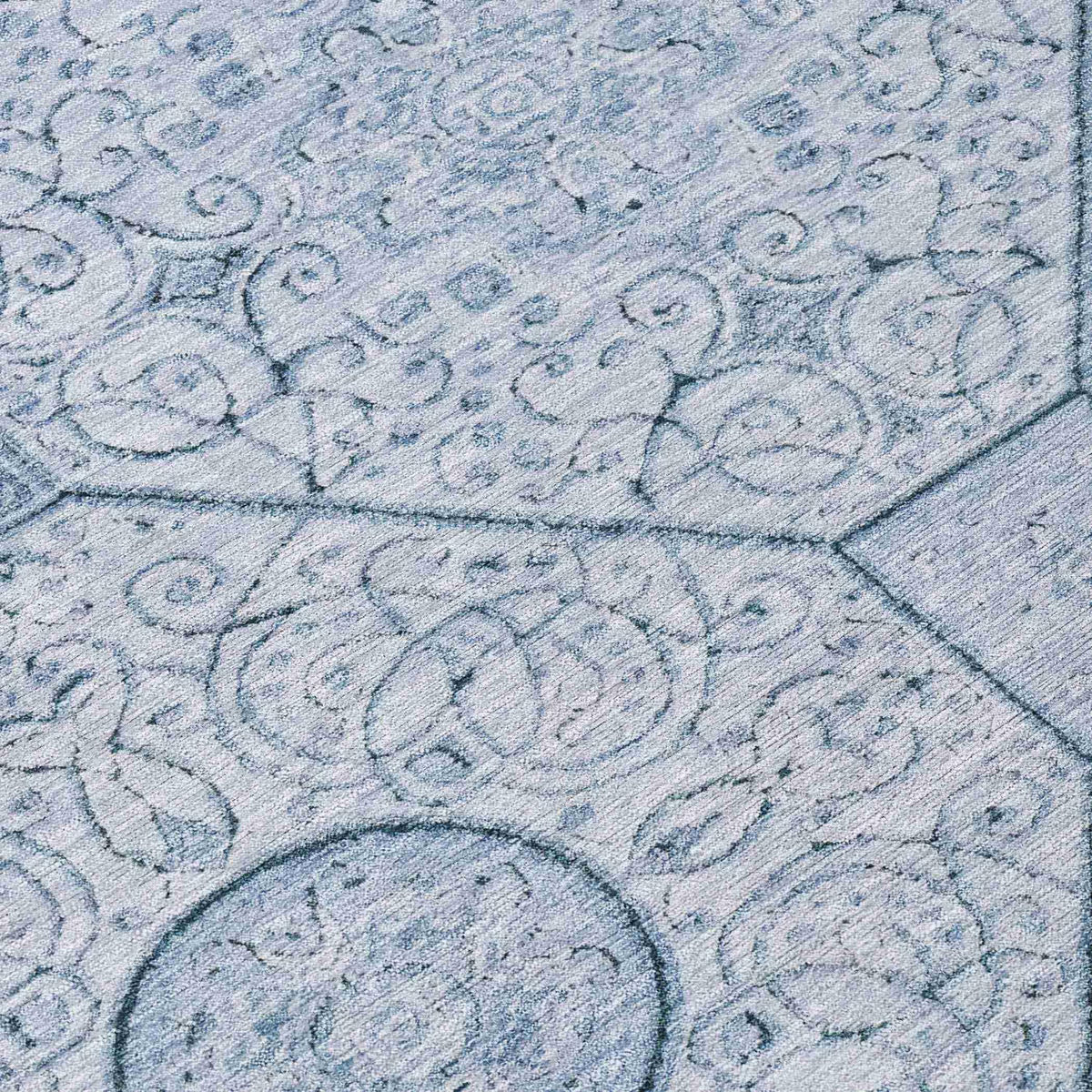 Addison Rugs Iriora Blue Washable Indoor-Outdoor Rug
