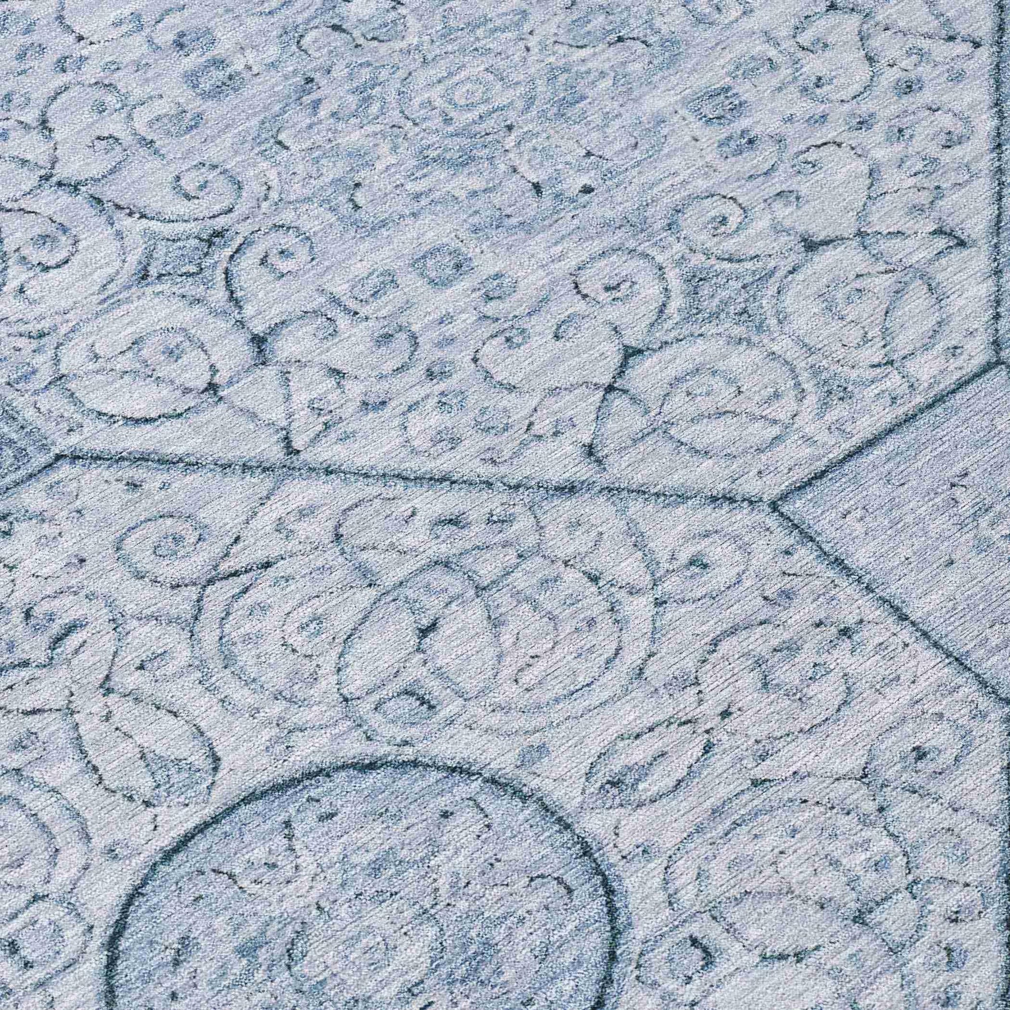 Addison Rugs Iriora Blue Washable Indoor-Outdoor Rug
