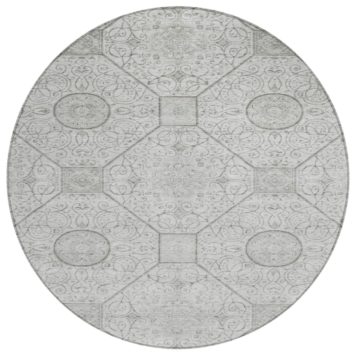 Addison Rugs Iriora Gray Washable Indoor-Outdoor Rug