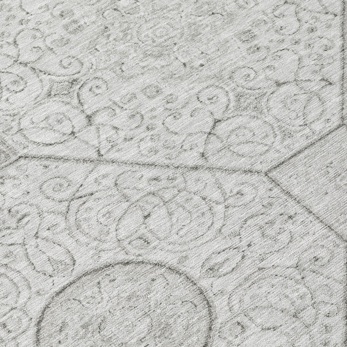 Addison Rugs Iriora Gray Washable Indoor-Outdoor Rug