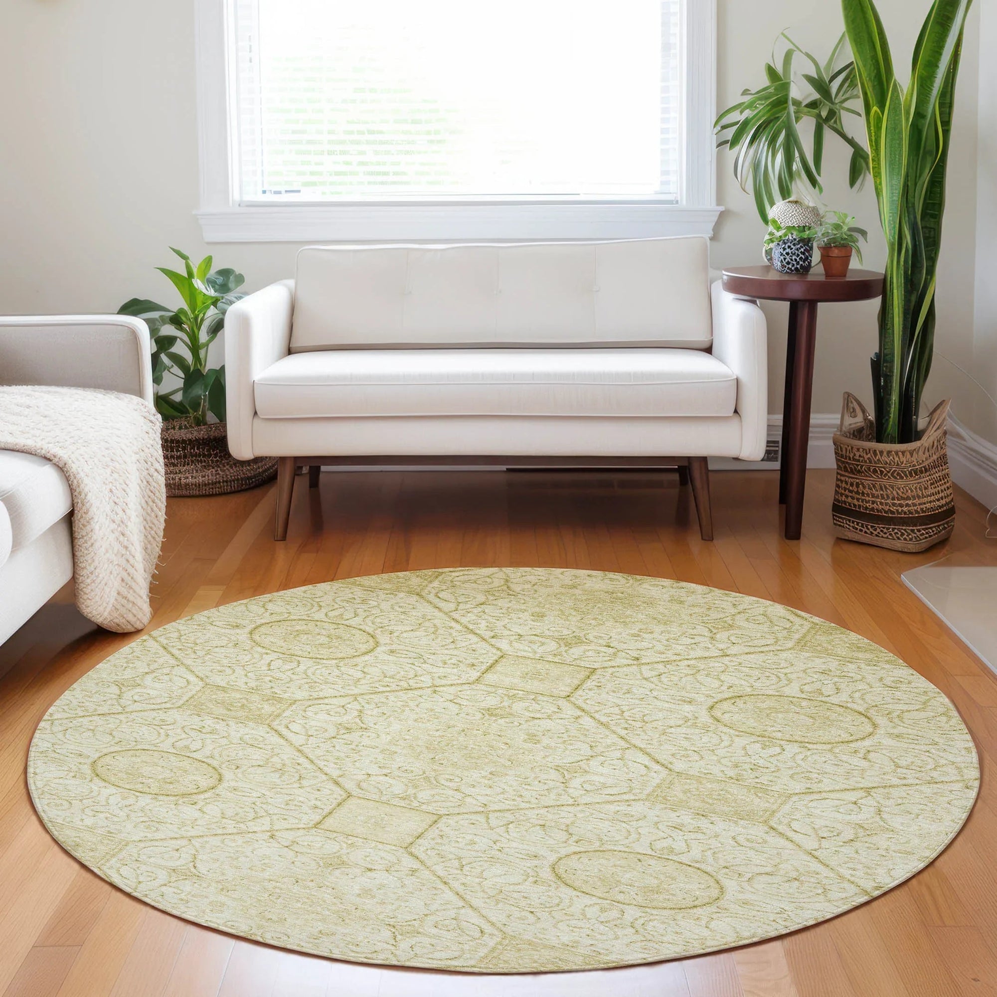Addison Rugs Iriora Gold Washable Indoor-Outdoor Rug