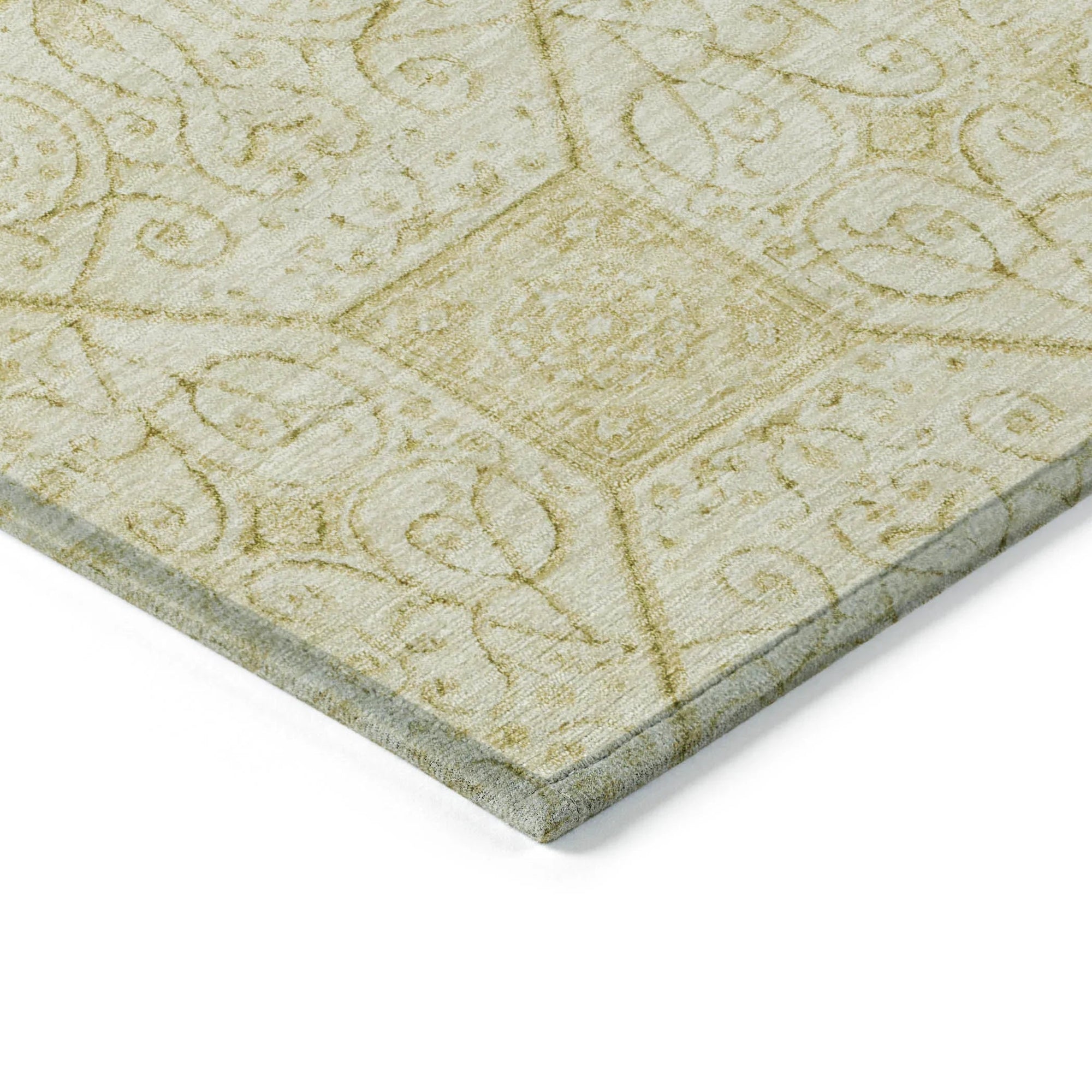 Addison Rugs Iriora Gold Washable Indoor-Outdoor Rug