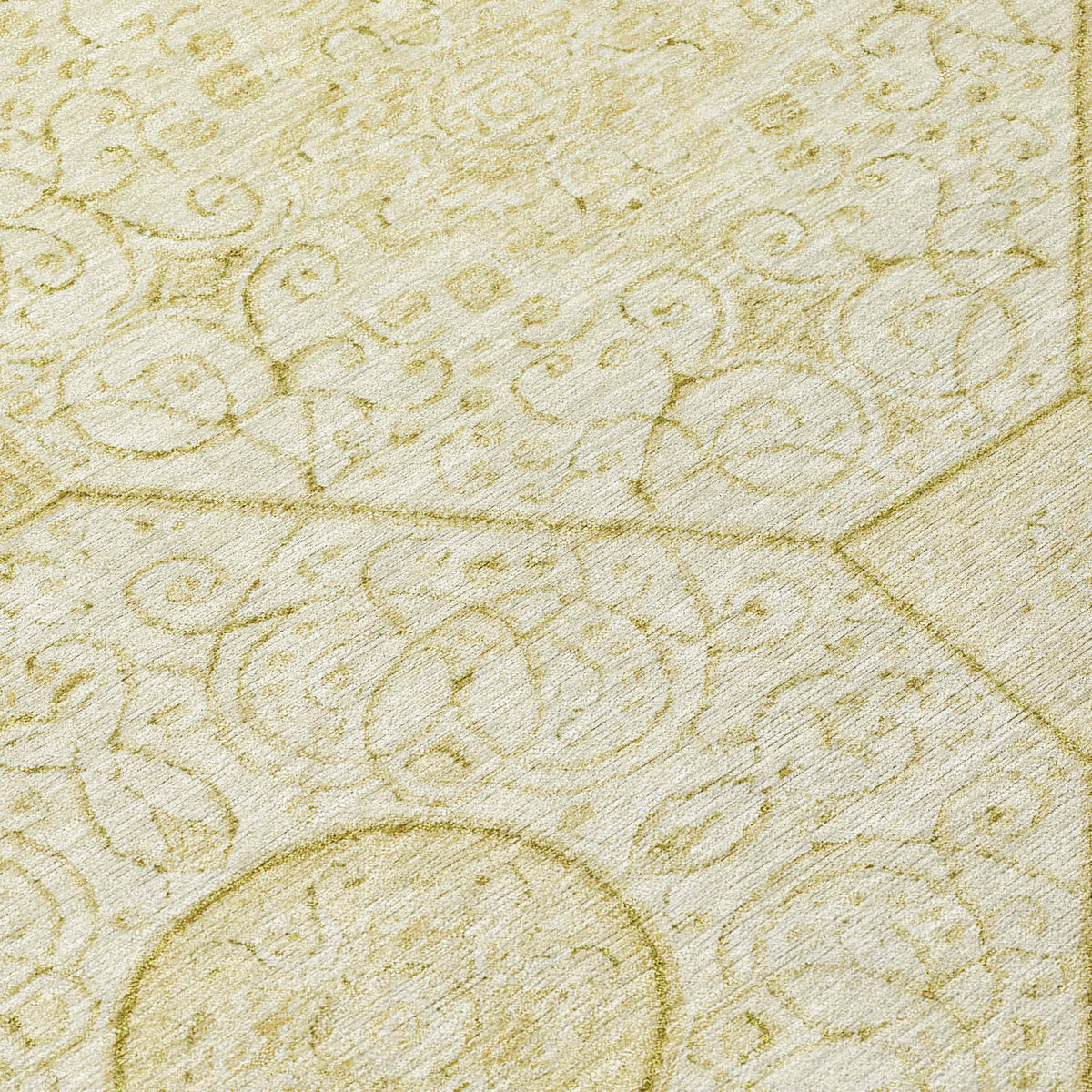 Addison Rugs Iriora Gold Washable Indoor-Outdoor Rug