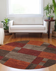 Addison Rugs Iriyn Brown Washable Indoor-Outdoor Rug