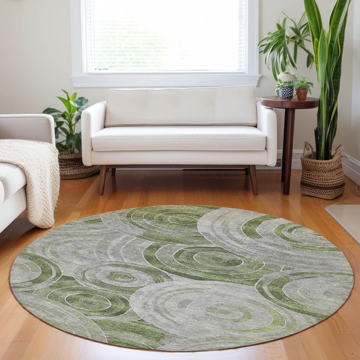 Addison Rugs Jaelain Aloe Washable Indoor-Outdoor Rug