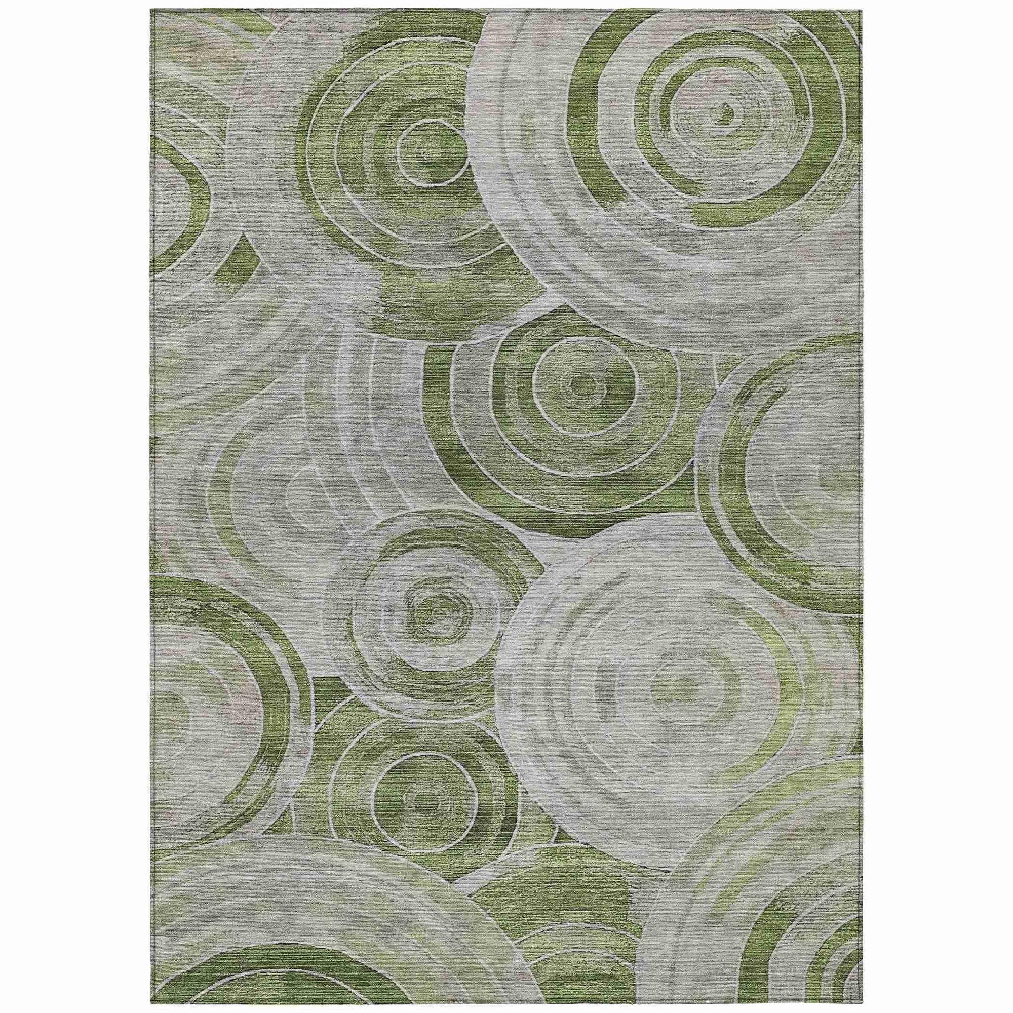 Addison Rugs Jaelain Aloe Washable Indoor-Outdoor Rug
