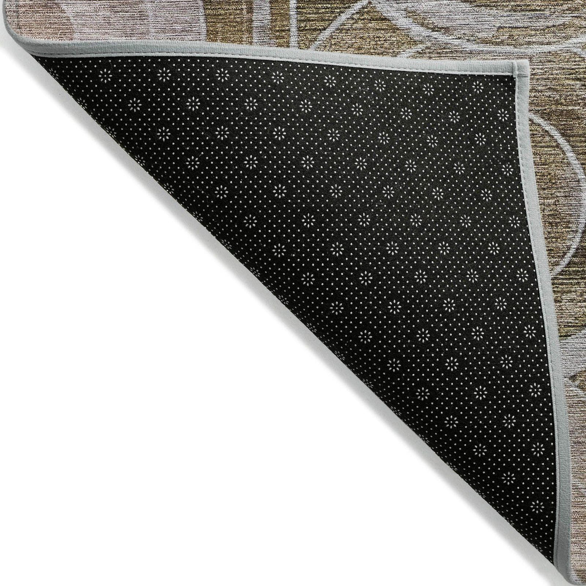 Addison Rugs Jaelain Brown Washable Indoor-Outdoor Rug