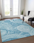 Addison Rugs Jaelain Denim Washable Indoor-Outdoor Rug
