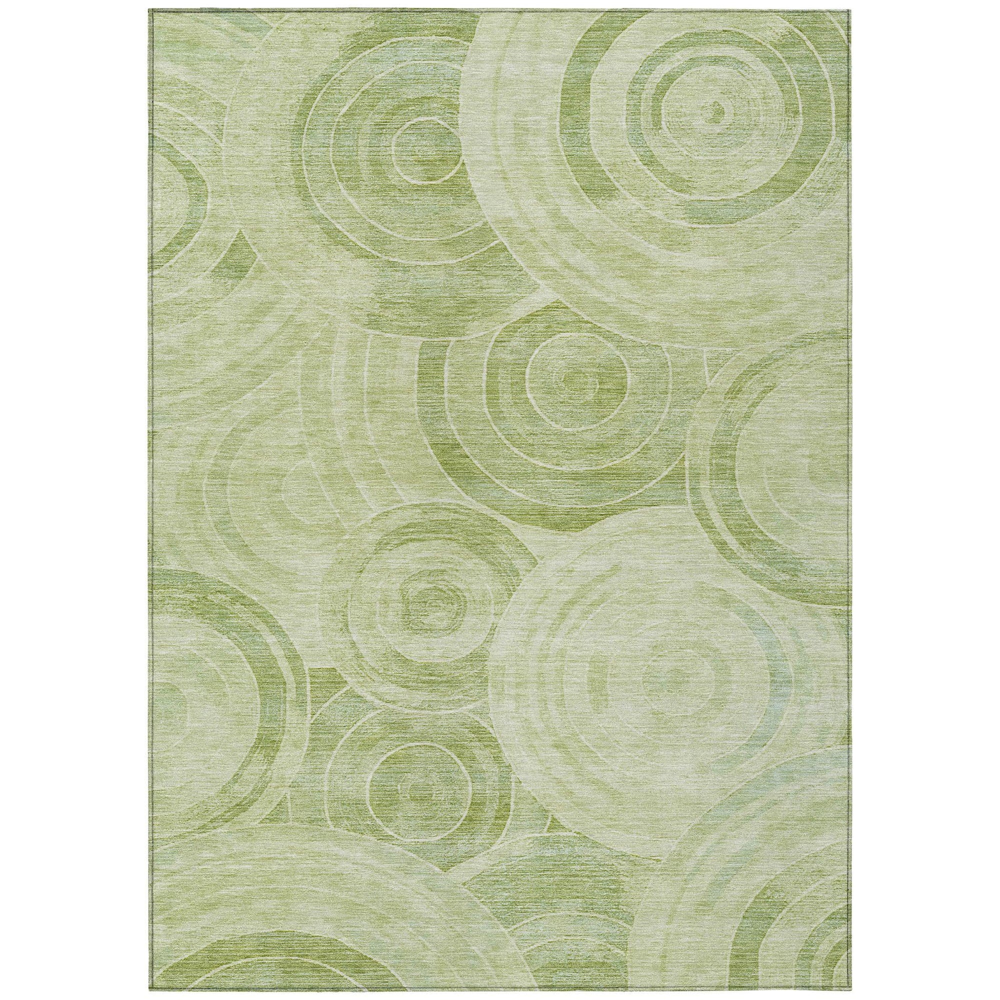 Addison Rugs Jaelain Green Washable Indoor-Outdoor Rug