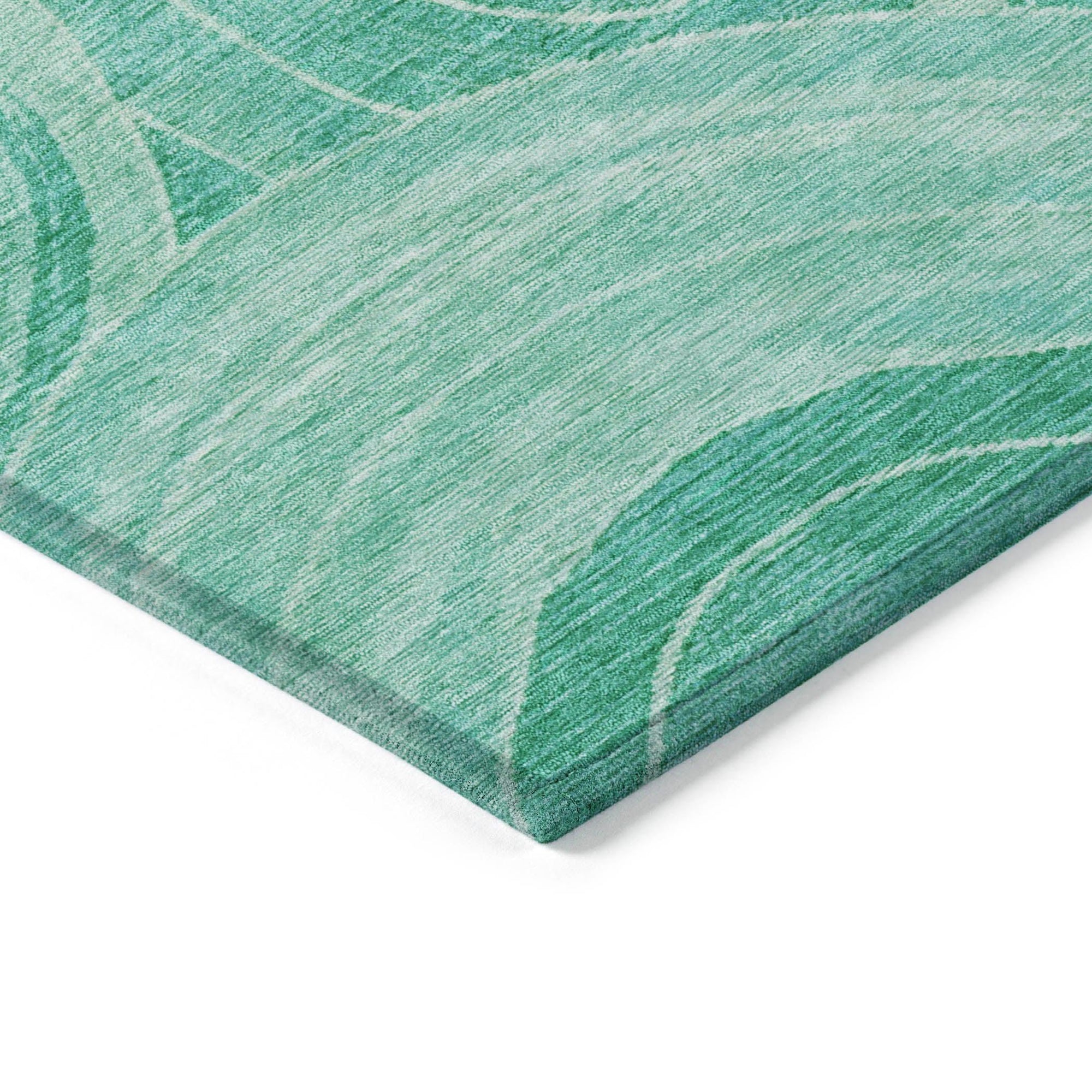 Addison Rugs Jaelain Teal Washable Indoor-Outdoor Rug