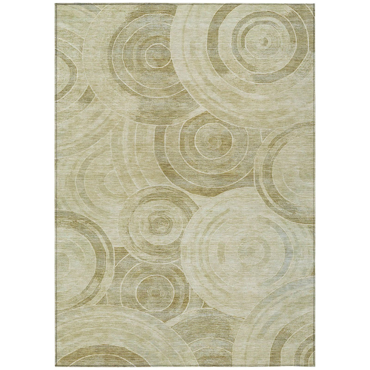 Addison Rugs Jaelain Gold Washable Indoor-Outdoor Rug