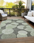 Addison Rugs Jaelanor Green Washable Indoor-Outdoor Rug
