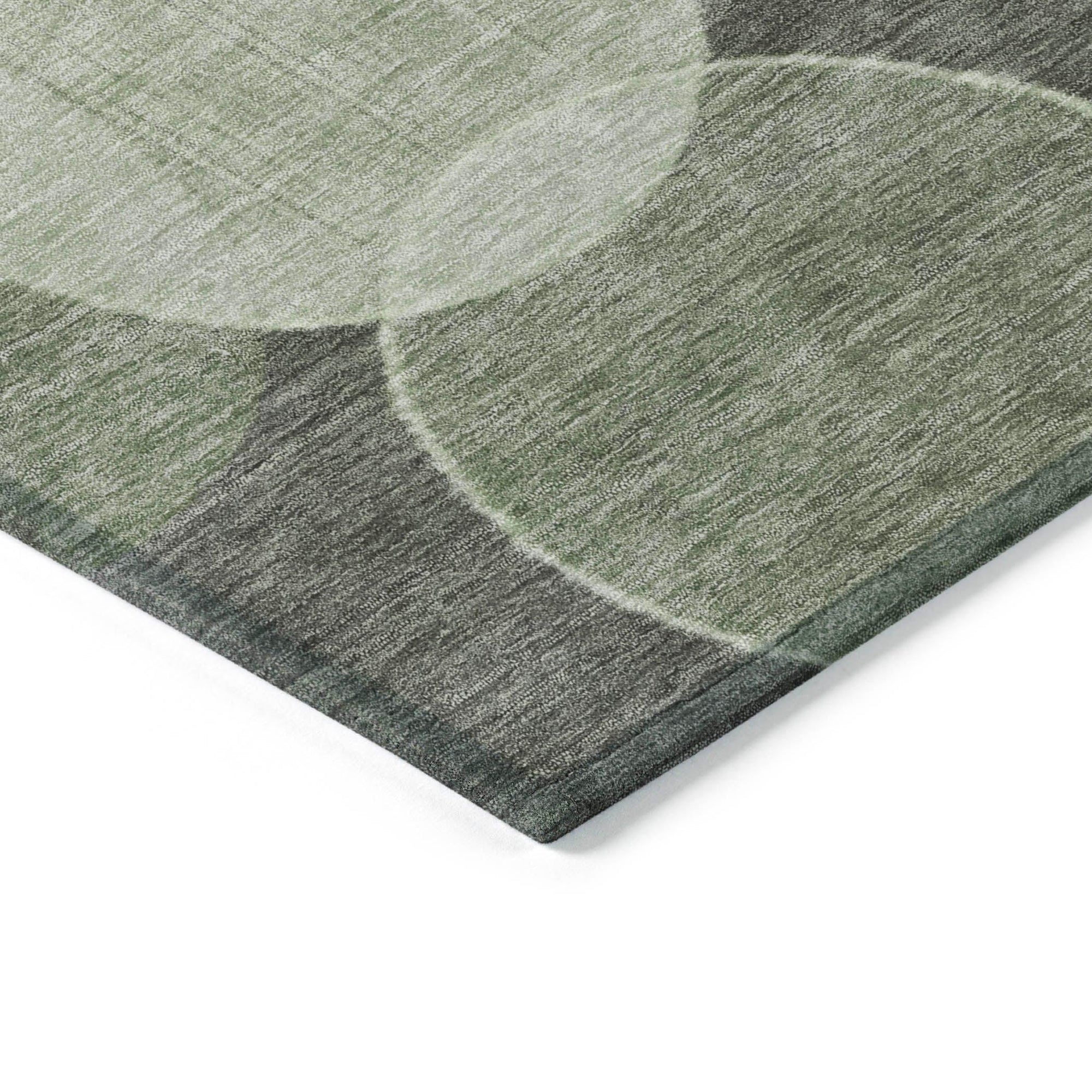 Addison Rugs Jaelanor Green Washable Indoor-Outdoor Rug