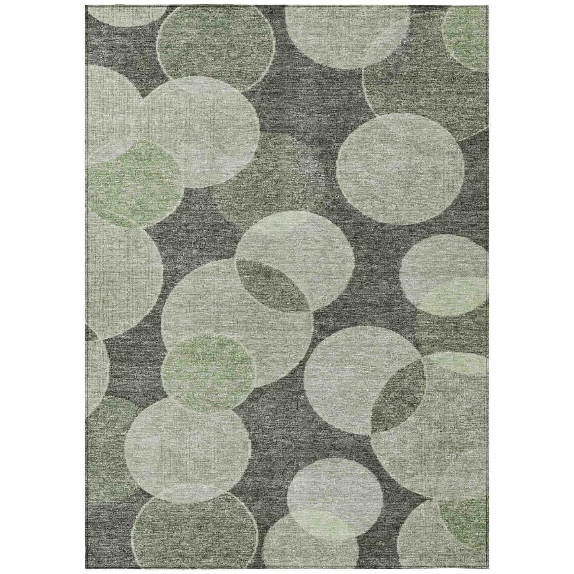 Addison Rugs Jaelanor Green Washable Indoor-Outdoor Rug