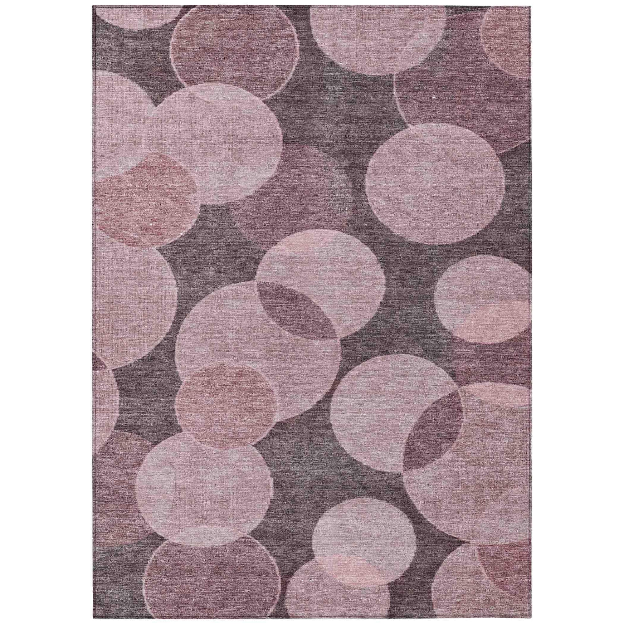 Addison Rugs Jaelanor Pink Washable Indoor-Outdoor Rug