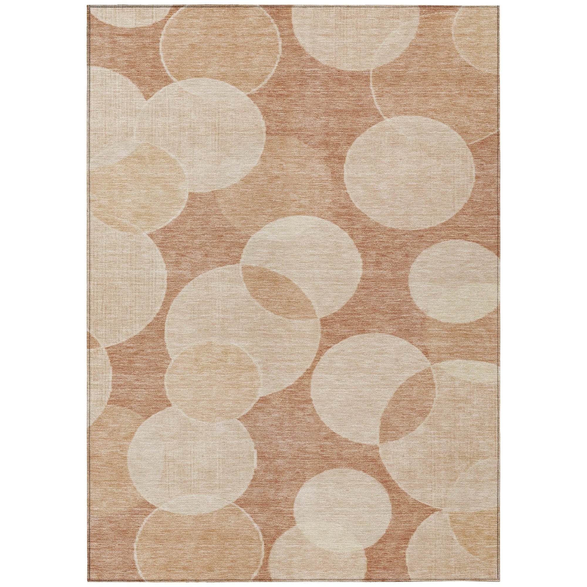 Addison Rugs Jaelanor Orange Washable Indoor-Outdoor Rug