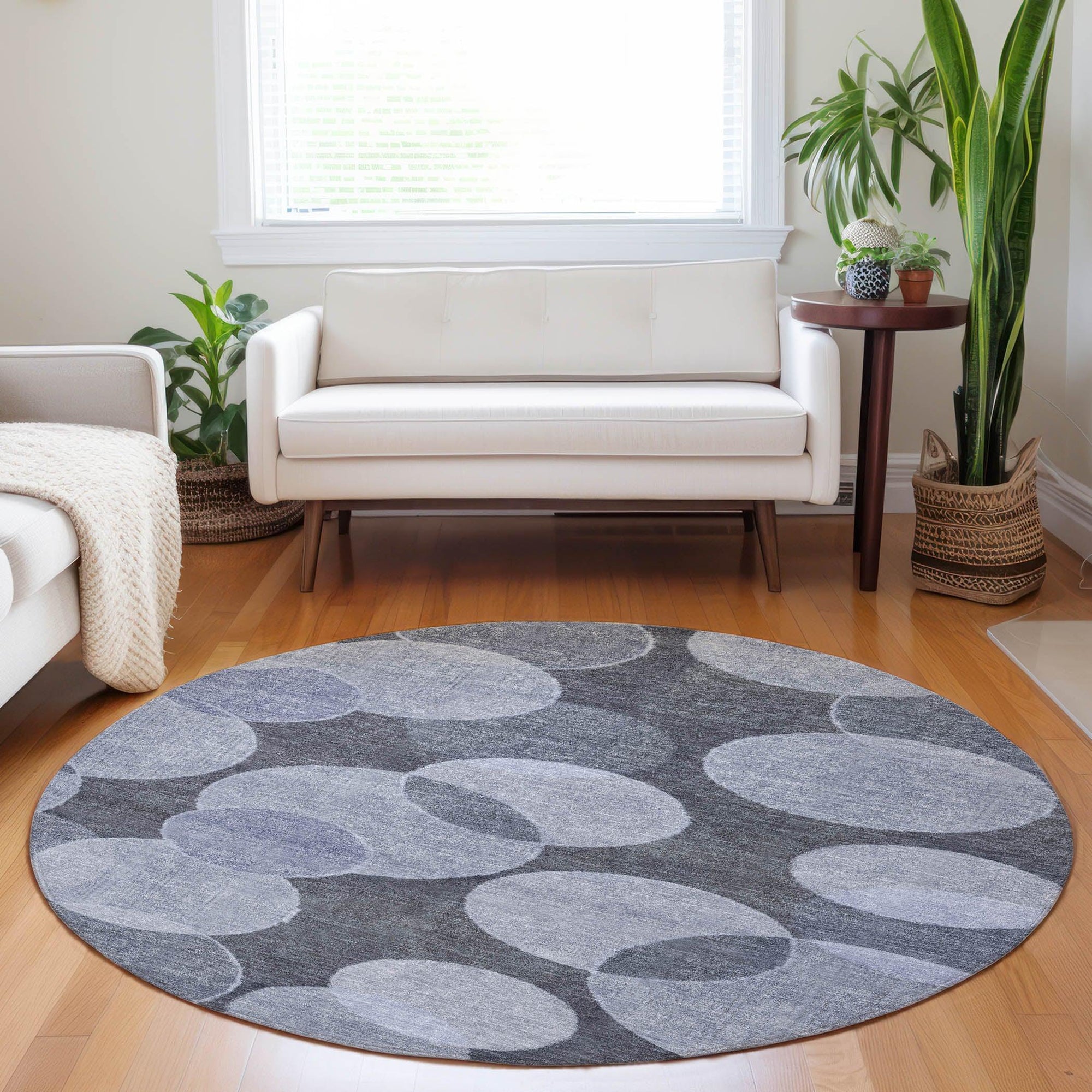 Addison Rugs Jaelanor Blue Washable Indoor-Outdoor Rug