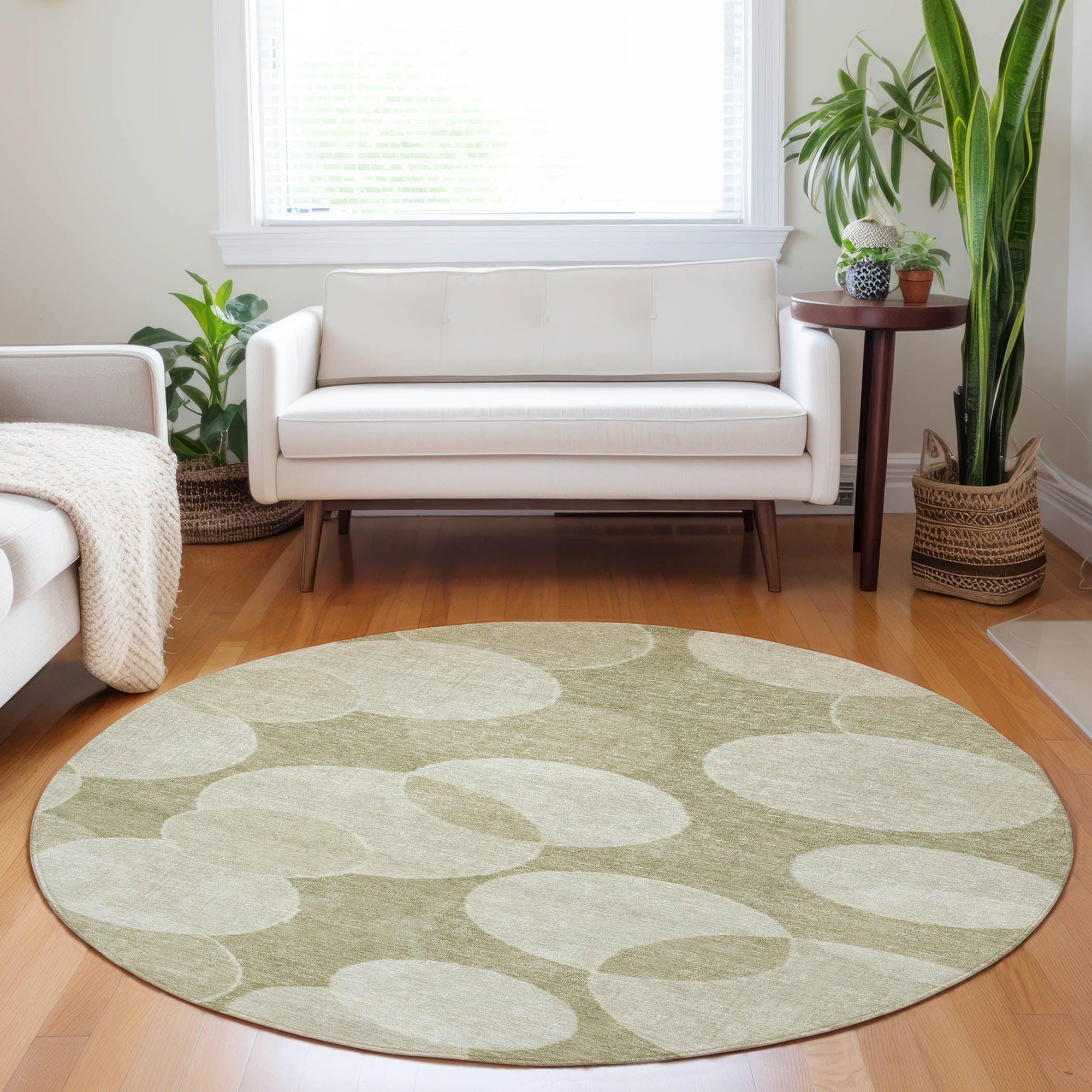 Addison Rugs Jaelanor Tan Washable Indoor-Outdoor Rug