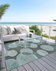 Addison Rugs Jaelanor Teal Washable Indoor-Outdoor Rug