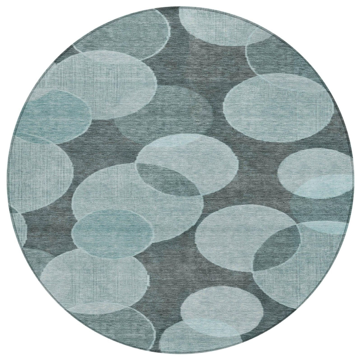 Addison Rugs Jaelanor Teal Washable Indoor-Outdoor Rug