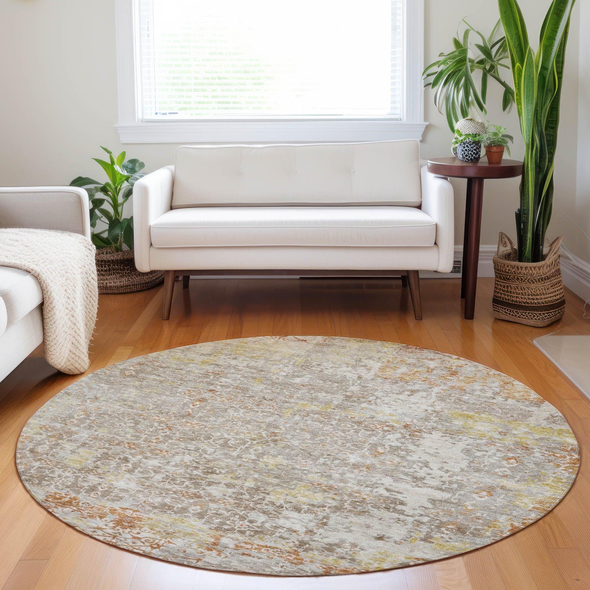 Addison Rugs Jaelara Brown Washable Indoor-Outdoor Rug