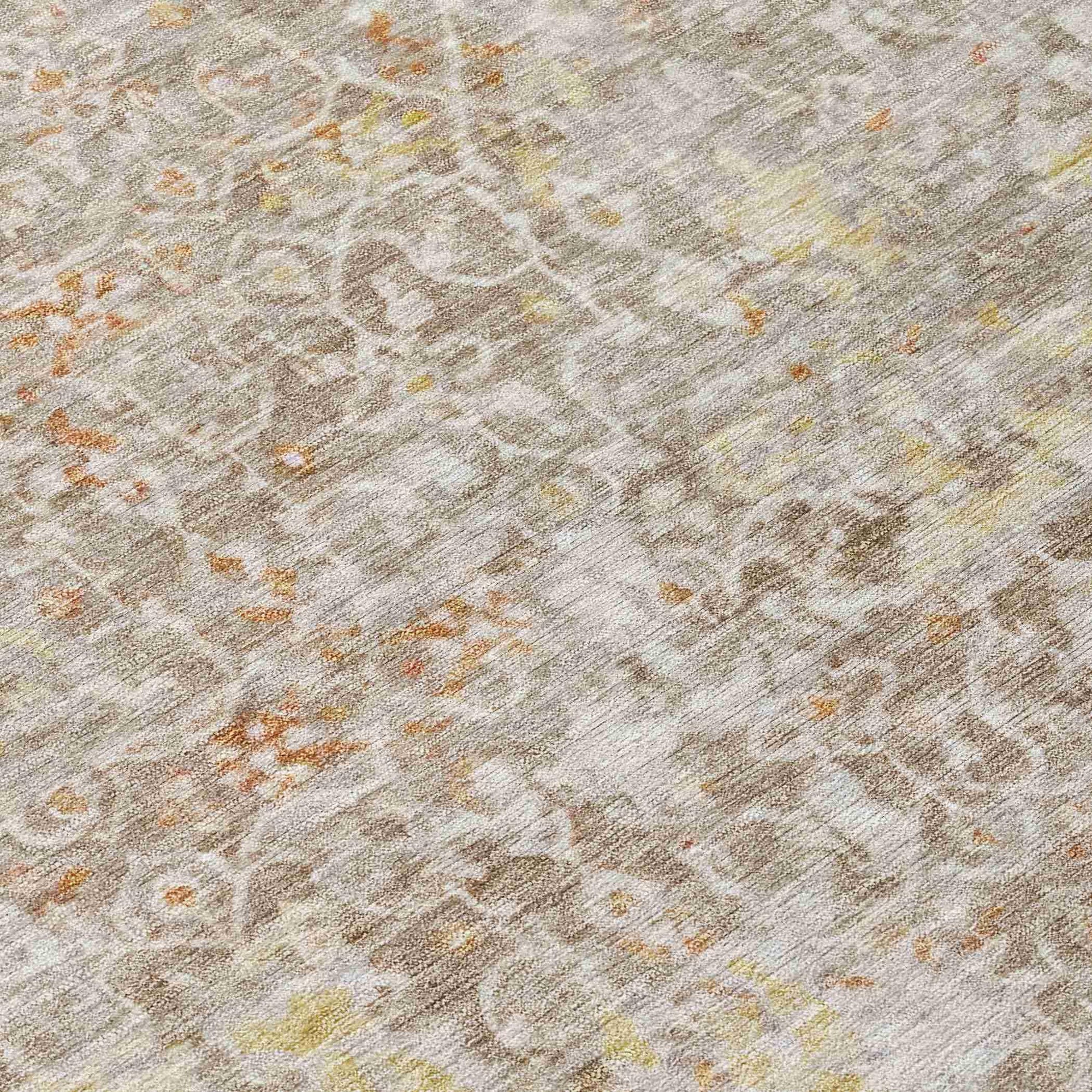 Addison Rugs Jaelara Brown Washable Indoor-Outdoor Rug