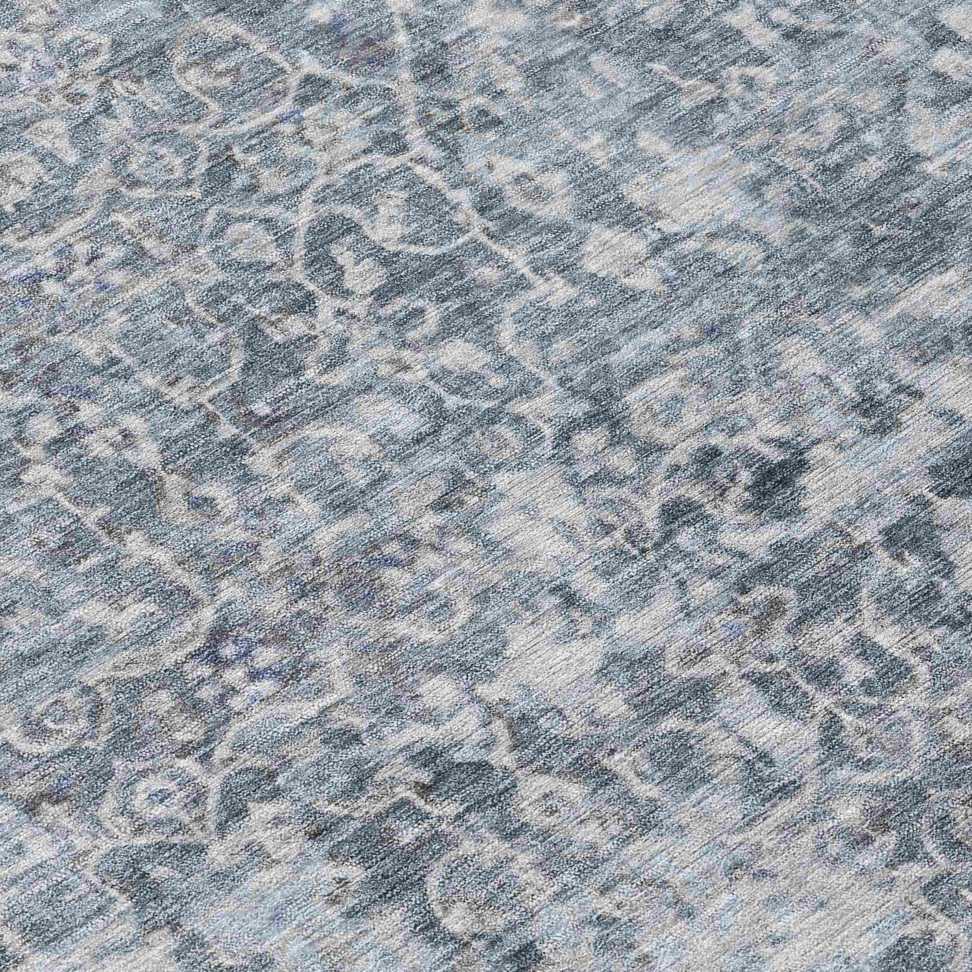 Addison Rugs Jaelara Blue Washable Indoor-Outdoor Rug
