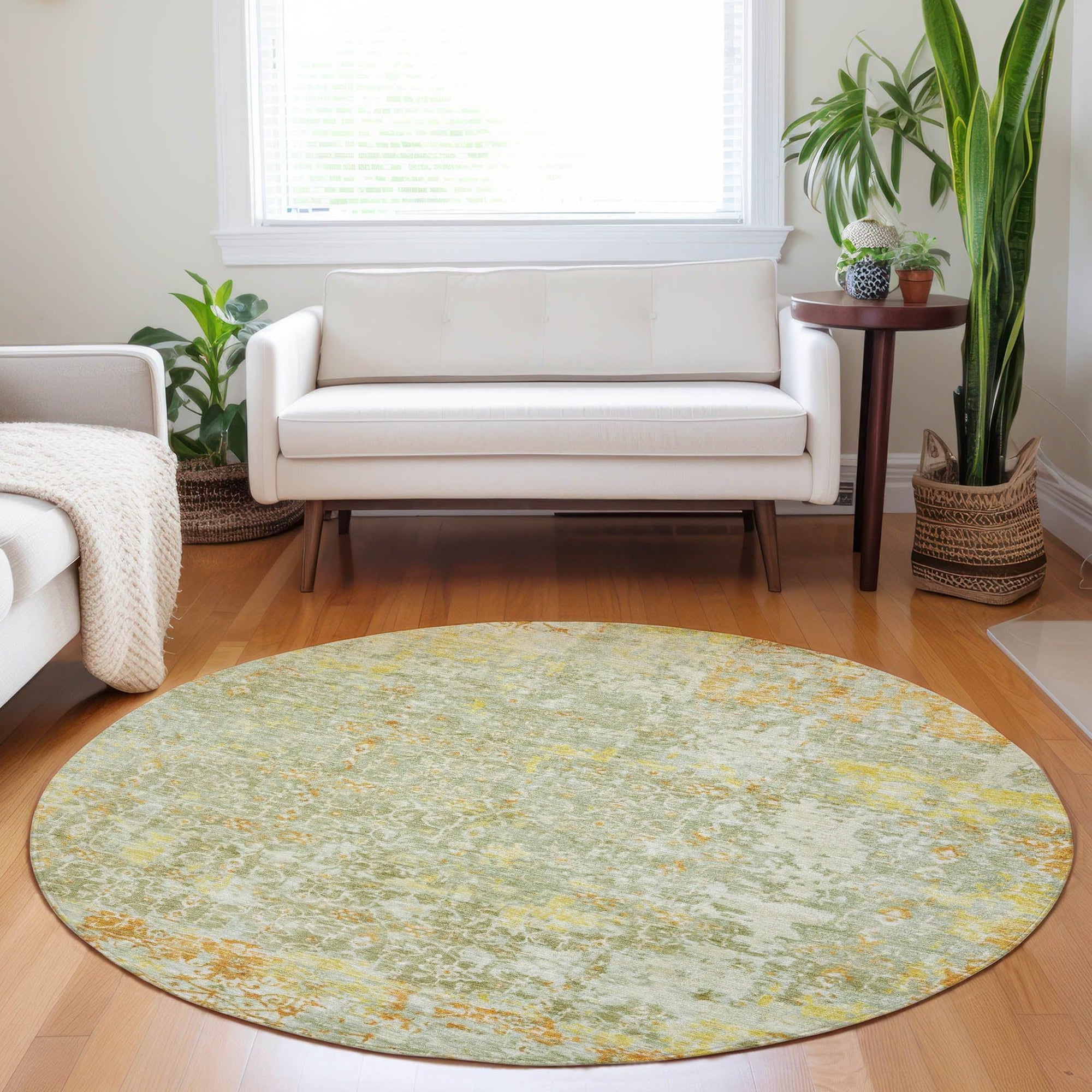 Addison Rugs Jaelara Green Washable Indoor-Outdoor Rug