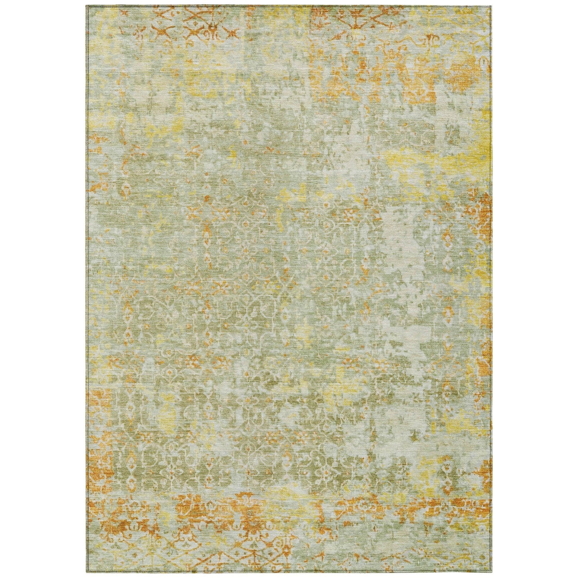Addison Rugs Jaelara Green Washable Indoor-Outdoor Rug