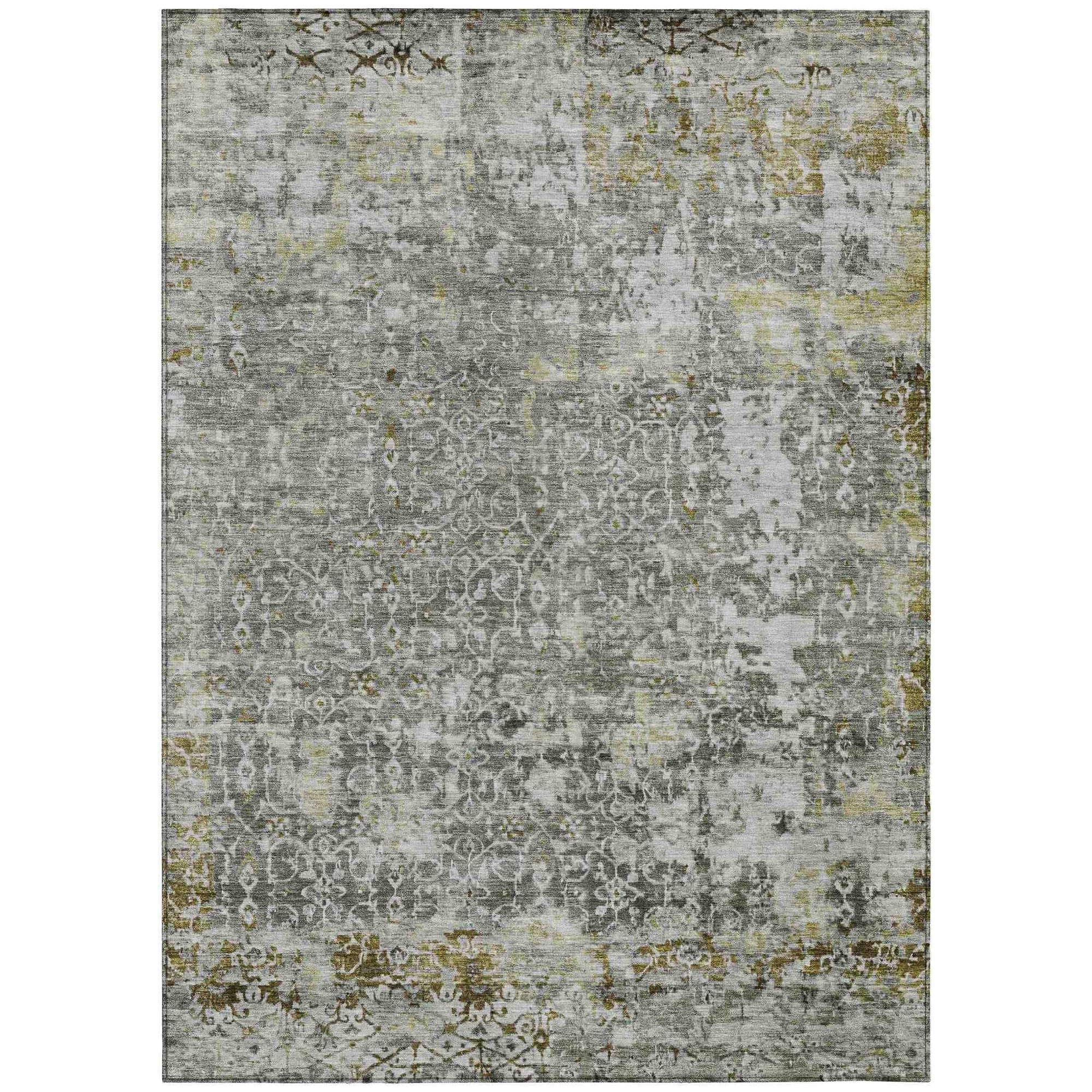 Addison Rugs Jaelara Taupe Washable Indoor-Outdoor Rug