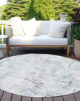 Addison Rugs Jaelaris Blue Washable Indoor-Outdoor Rug