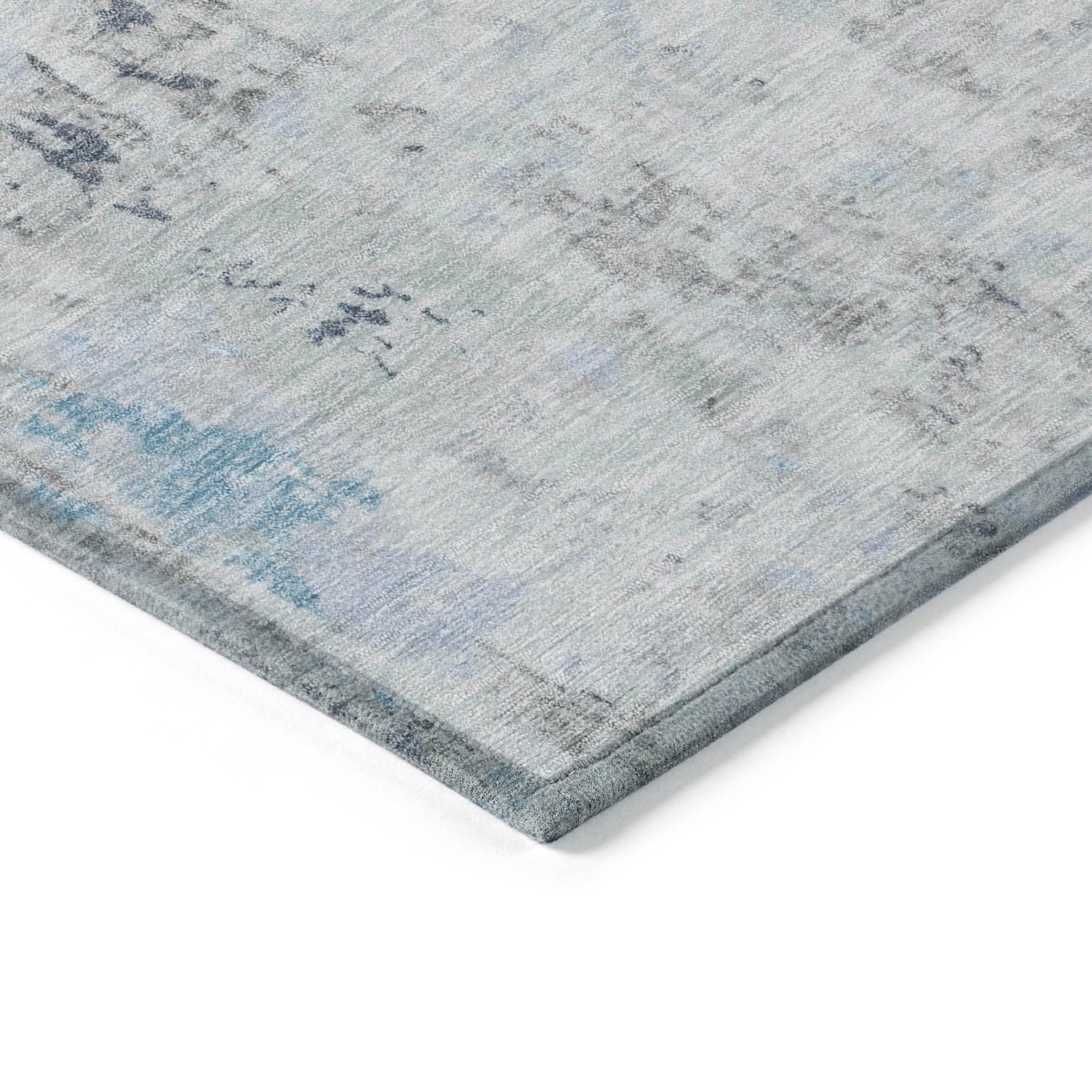 Addison Rugs Jaelaris Blue Washable Indoor-Outdoor Rug