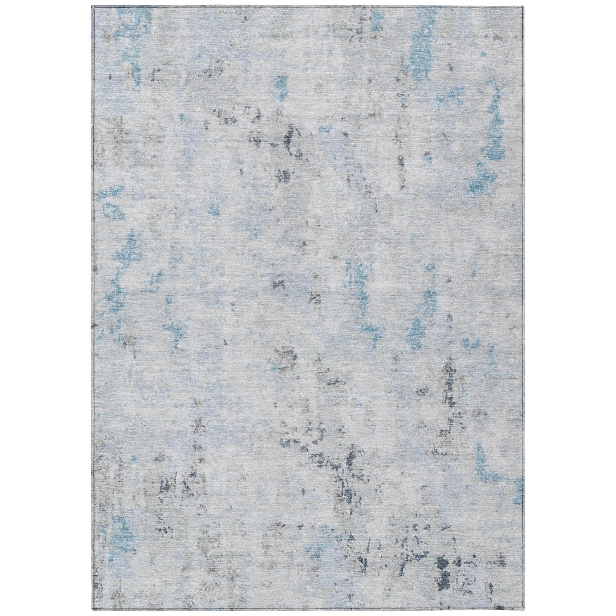 Addison Rugs Jaelaris Blue Washable Indoor-Outdoor Rug