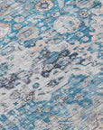 Jaelien Blue Washable Indoor-Outdoor Rug