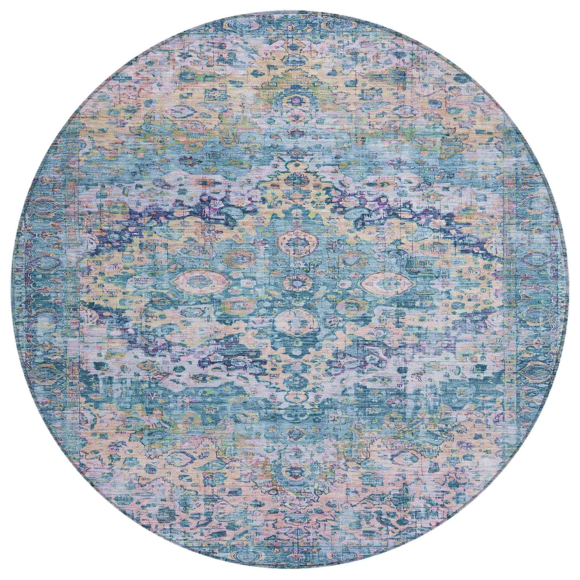 Addison Rugs Jaelien Denim Washable Indoor-Outdoor Rug