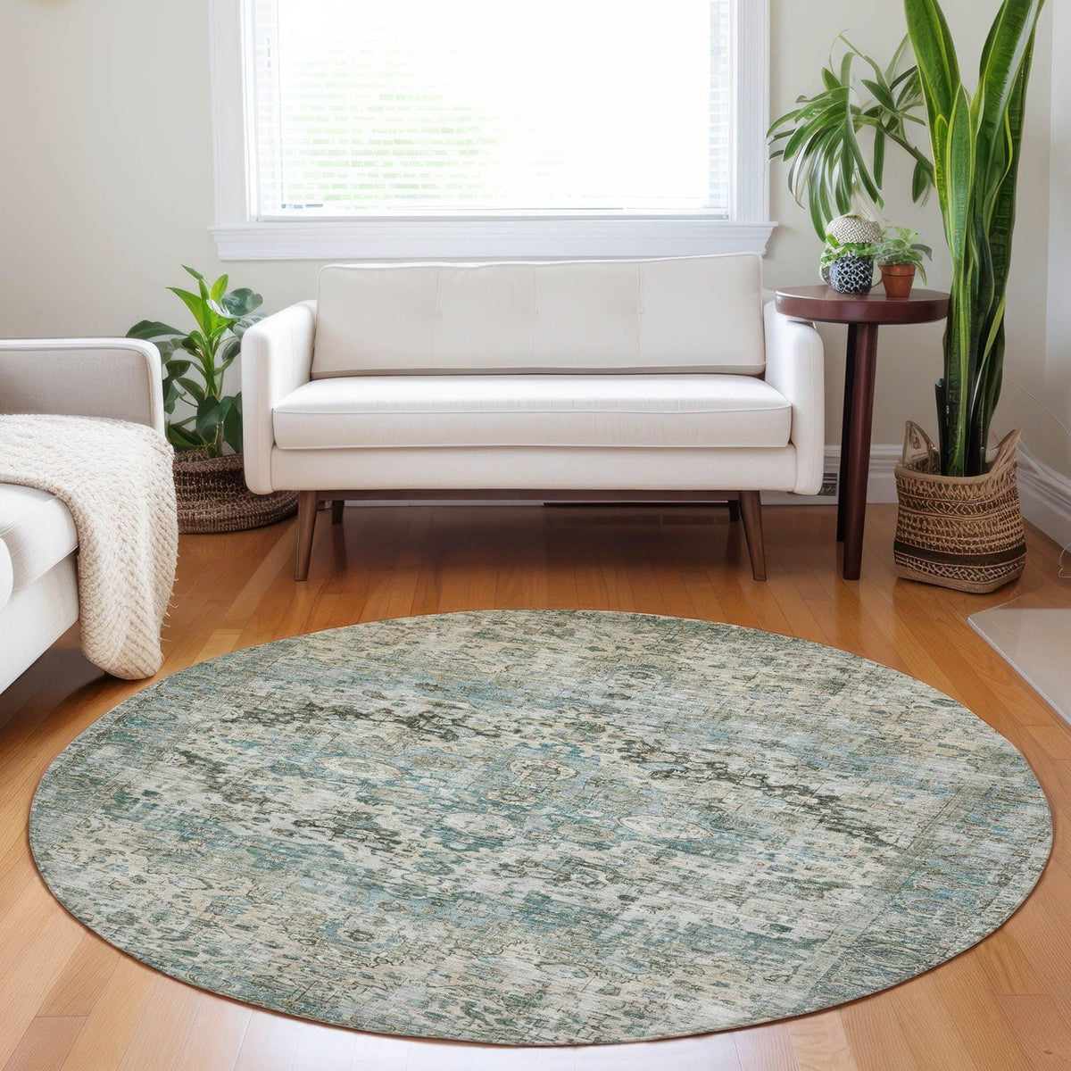 Addison Rugs Jaelien Green Washable Indoor-Outdoor Rug