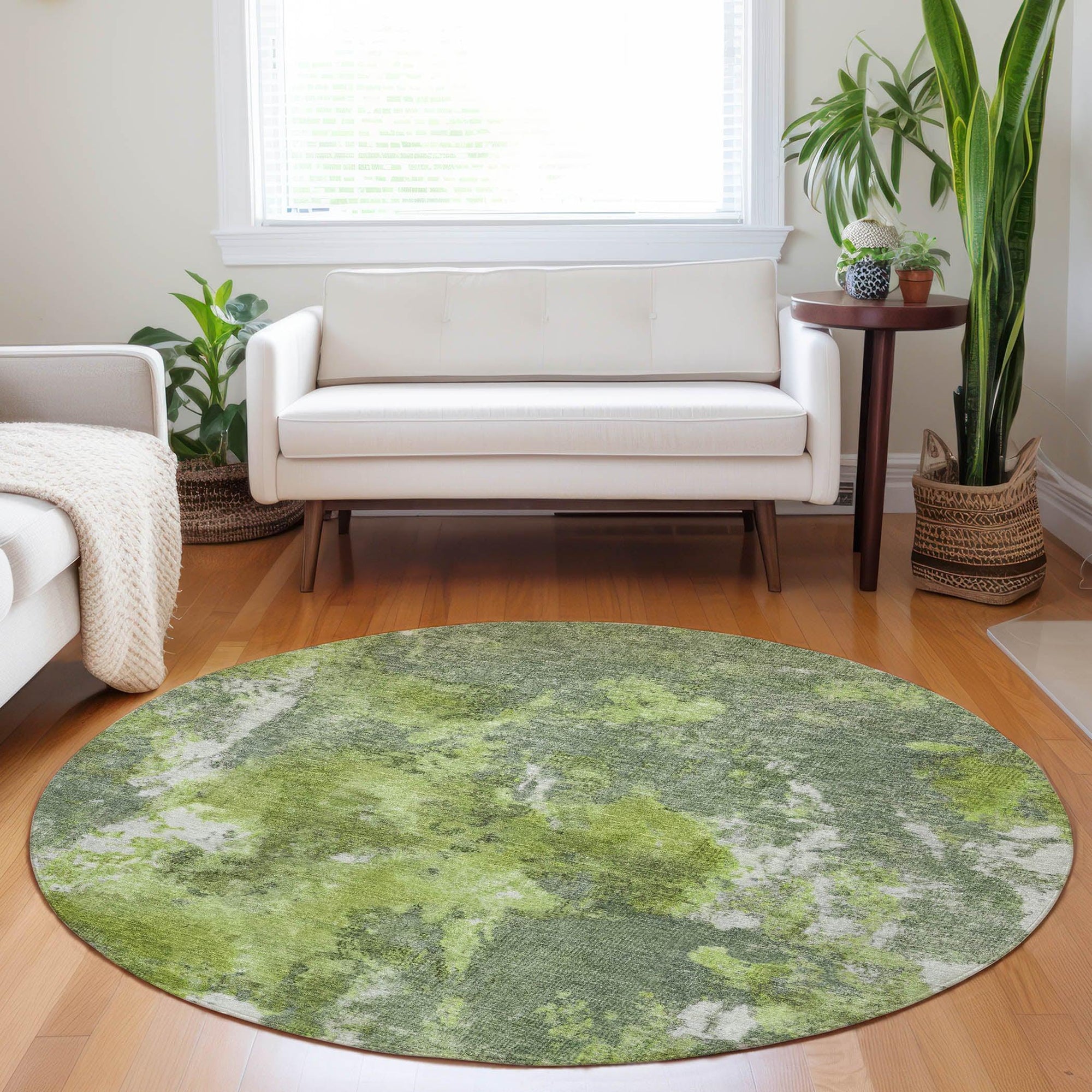 Addison Rugs Jaelion Aloe Washable Indoor-Outdoor Rug