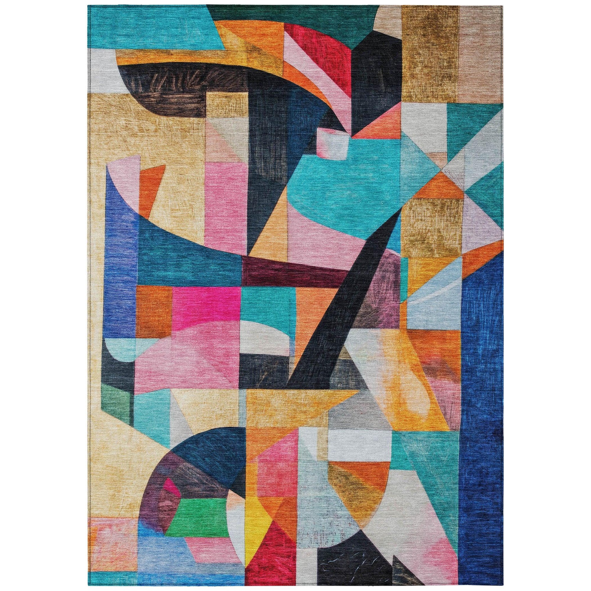 Addison Rugs Jaelira Blue Washable Indoor-Outdoor Rug