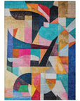 Addison Rugs Jaelira Blue Washable Indoor-Outdoor Rug