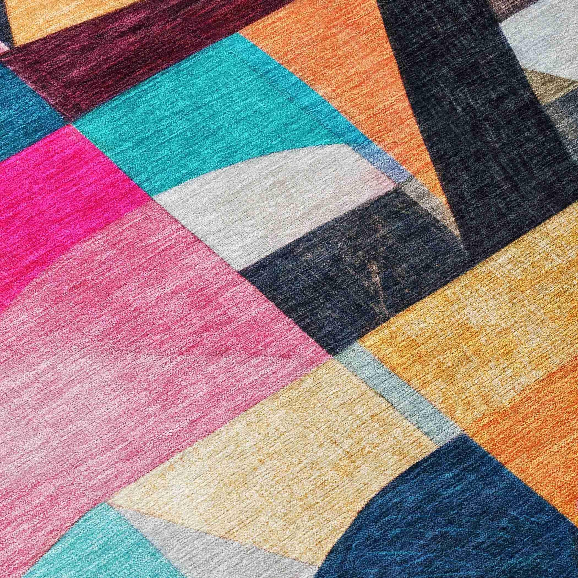 Addison Rugs Jaelira Blue Washable Indoor-Outdoor Rug