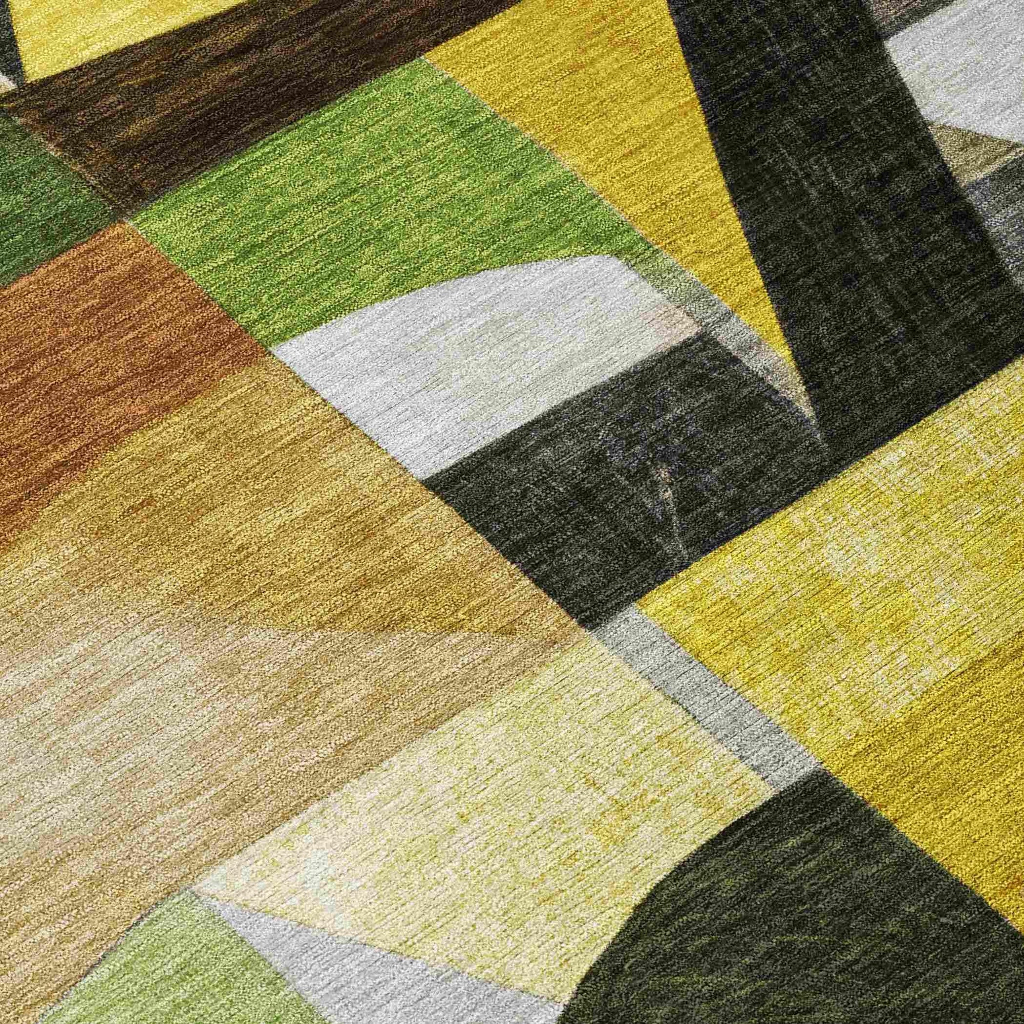 Addison Rugs Jaelira Green Washable Indoor-Outdoor Rug