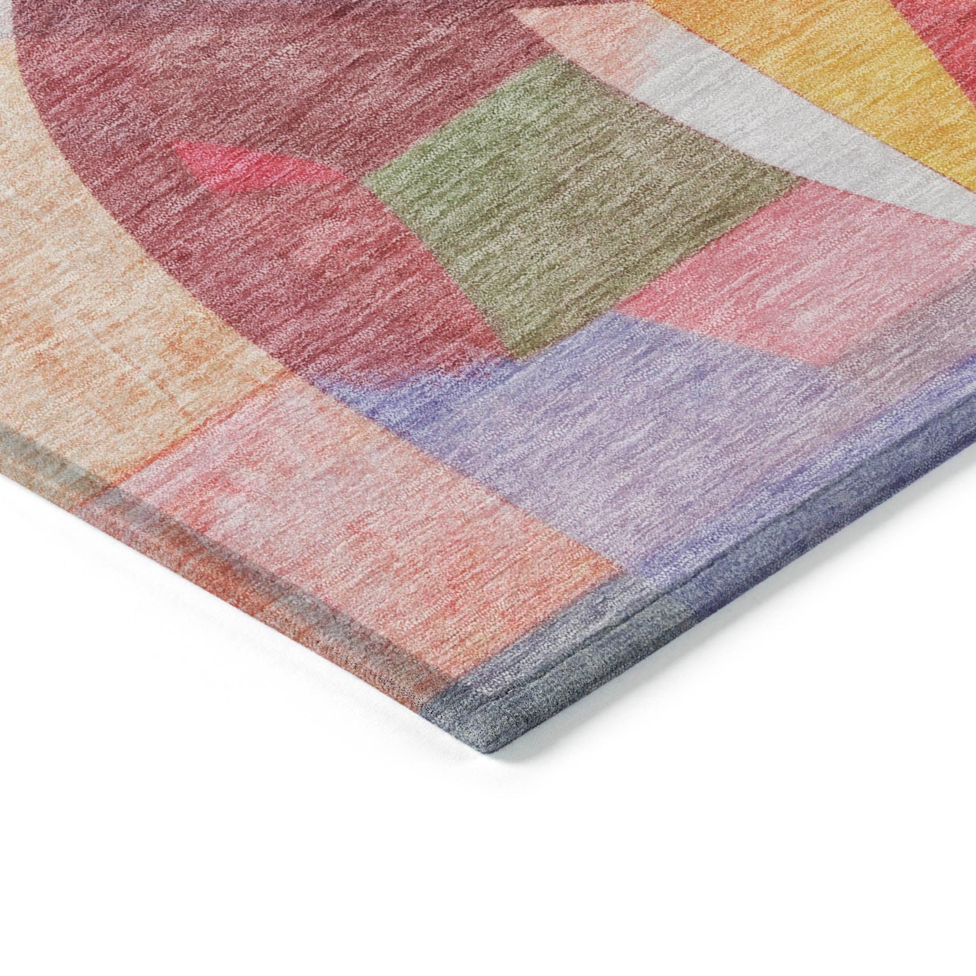 Addison Rugs Jaelira Orange Washable Indoor-Outdoor Rug
