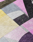 Addison Rugs Jaelira Purple Washable Indoor-Outdoor Rug